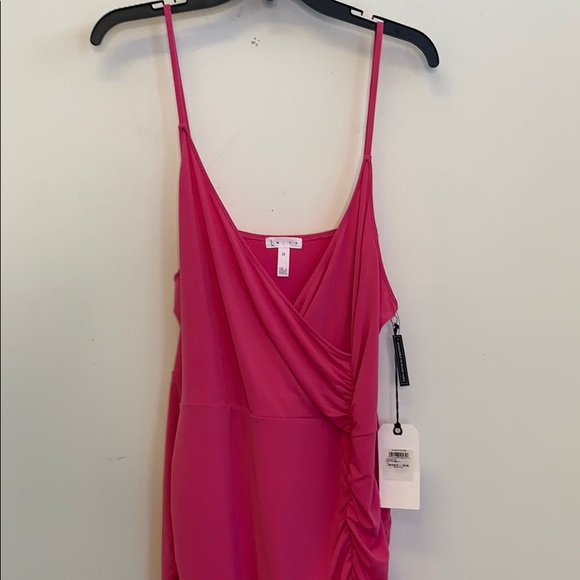 LEITH Nordstrom Plus Ruched Raspberry BodyCon 1X - Picture 5 of 12